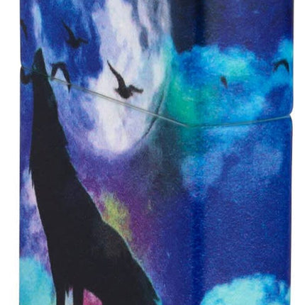 Zippo Howling Wolf and Moon 540 Color Design Pocket Lighter 49683-090881