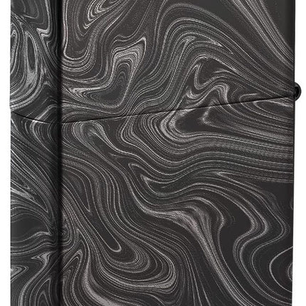 Zippo Marble Pattern 360 Design High Polish Black Pocket Lighter 49812-094327