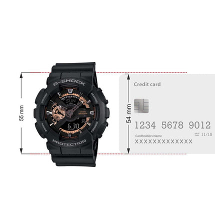 Casio G-Shock Men's Crystal Watch Black GA-110RG-1ADR