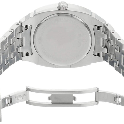 Bulova Men's Crystals Phantom Stainless Steel Quartz Watch 96B296