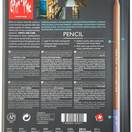 Caran D'ache Set of 12 Pastel Pencils (788.312)
