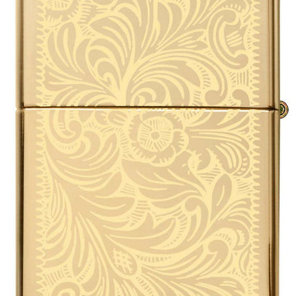 Zippo Lighter High Polish Brass Venetian