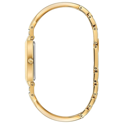 Bulova Ladies Classic Diamond Dial Quartz Stainless Steel Watch 97P141