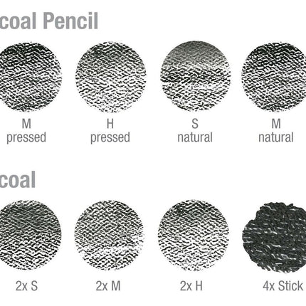 Faber-Castell 24 Piece Pitt Charcoal Set 112978