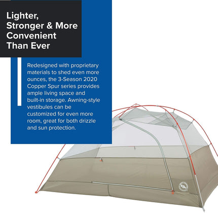 Big Agnes Copper Spur HV UL - UltralightBackpacking Tent