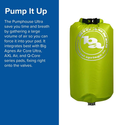 Big Agnes Pumphouse Ultra Multi-Use Sleeping Pad Pump
