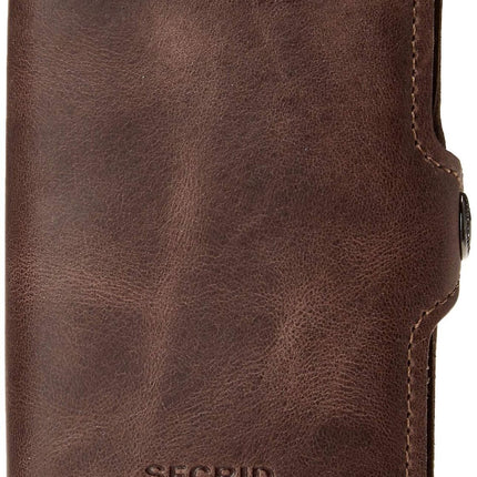 Secrid Twin Wallet, Vintage Chocolate, Genuine Leather with RFID Protecton TV...