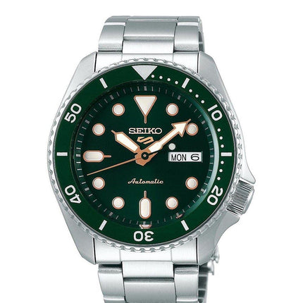 Seiko 5 Sports Automatic Green Dial Men's Watch SRPD63K1
