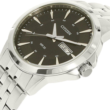 Citizen Men's Day Date Quartz Stainless Steel Watch - BF2011-51E