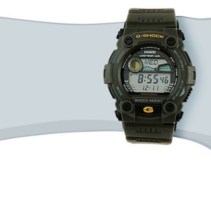 Casio Men's G-7900-3DR G-Shock Green Resin Digital Dial Watch