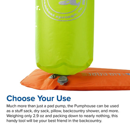 Big Agnes Pumphouse Ultra Multi-Use Sleeping Pad Pump