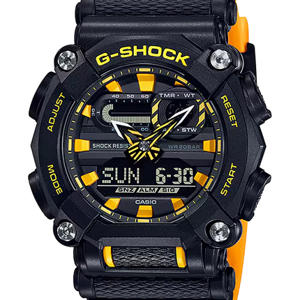 Casio Men's G-Shock Analog & Digital Black Quartz Watch - GA-900A-1A9DR