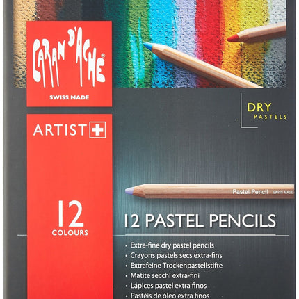 Caran D'ache Set of 12 Pastel Pencils (788.312)