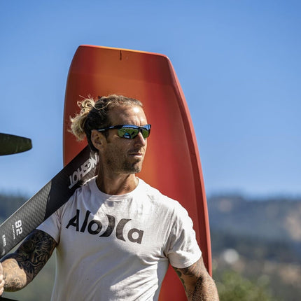 Suncloud Contender Sunglasses Unisex Matte Black Polarized Silver Mirror Lenses