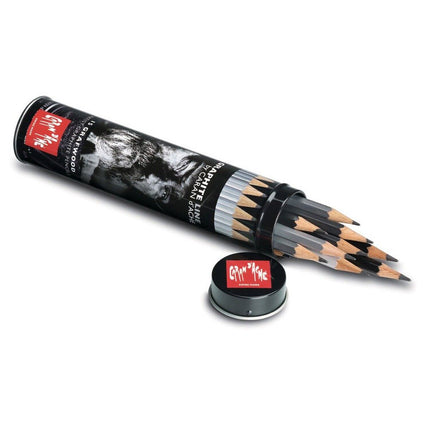 Caran d'Ache Grafwood 15 Piece Round Tube Set 775.315