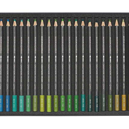 Caran D'Ache Color Pencil Set - Museum Aquarelle Watersoluble Set 3510.376