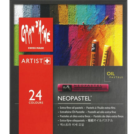 Caran D'ache Neopastel Oil Pastels Set Of 24 (7400.324)
