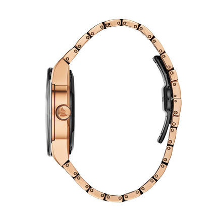 Bulova Men's Automatic Two-Tone Watch Open Heartbeat 98A236