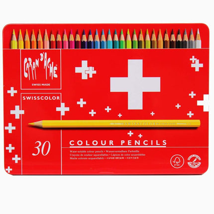 Caran D'ache Swisscolor Pencils Metal Box, Set of 30 1285.73