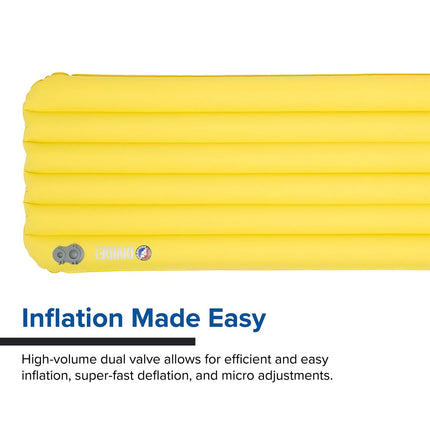 Big Agnes Divide Insulated | Lightweight, Compact, 3-Season Air Chamber Sleep...