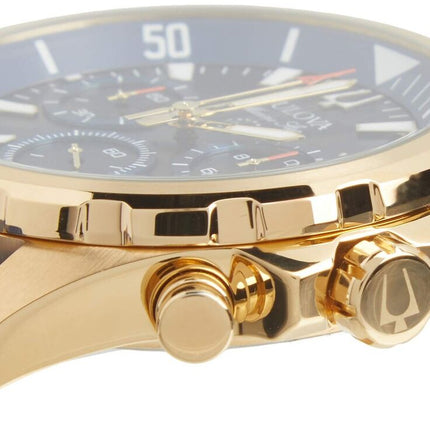 Bulova Marine Star Chronograph Blue Dial Men's Watch 97B168
