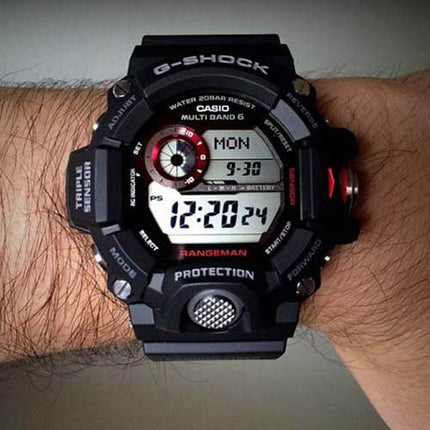 Casio Men G SHOCK RANGEMAN TRIPLE SENSOR GW-9400-1