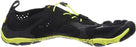 Vibram Men's V Road Running Shoe, Black/Yellow, 48 EU/12.5-13 M US D EU (48 EU/12.5-13 US US) D US