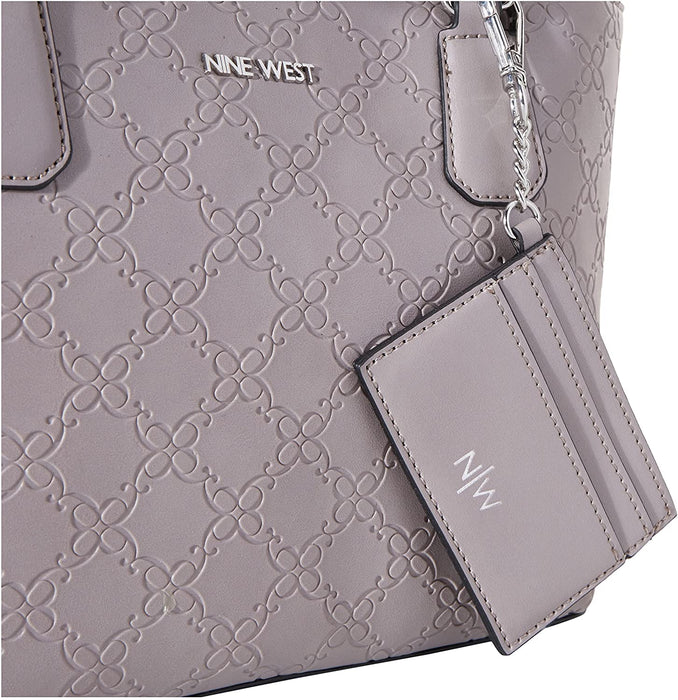 Nine West Marcelie Small Trap Tote Greystone One Size