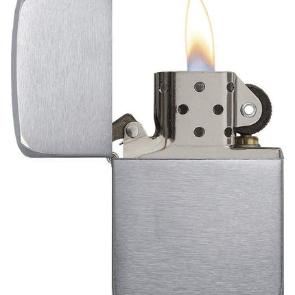 Zippo 1941 Relic Pocket Lighter, Brushed Chrome 1941-000943