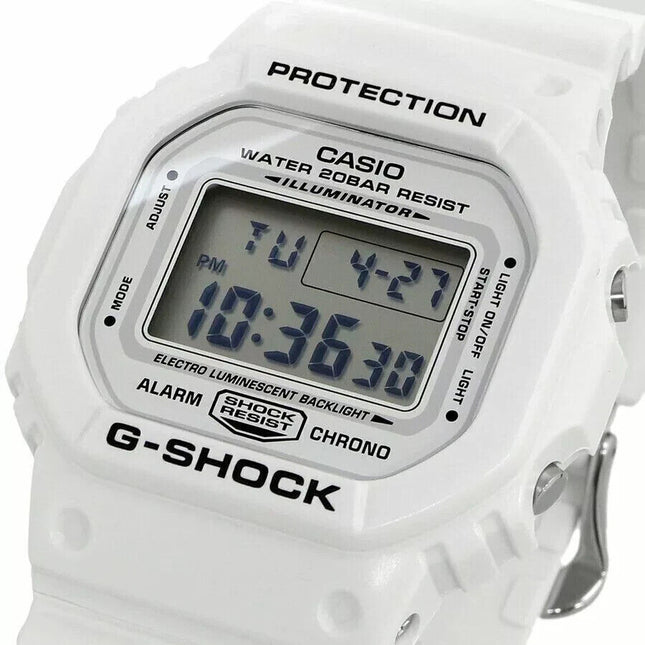 Casio Men's G-Shock Quartz White Resin Watch - DW-5600MW-7DR