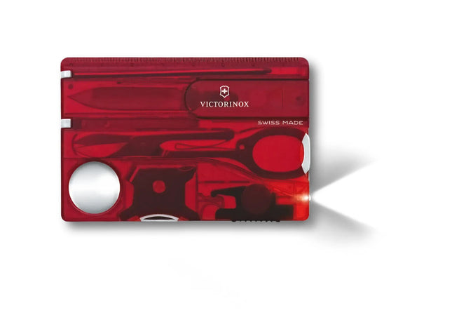 Victorinox Swiss Army Card Lite Red Transparent 0.7300.T