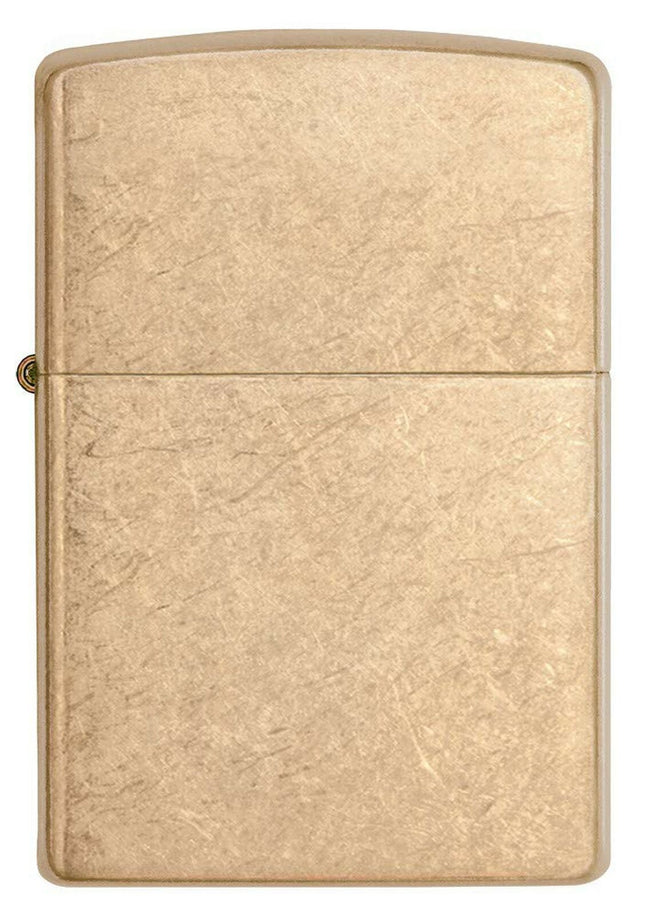 Zippo Armor Pocket Lighter, Tumbled Brass