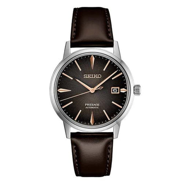 SEIKO Men's Brown Dial Automatic Watch SRPJ17J1