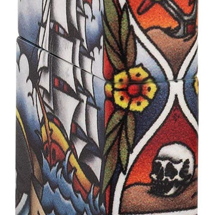 Zippo 540 Nautical Tattoo Design Pocket Lighter 49532