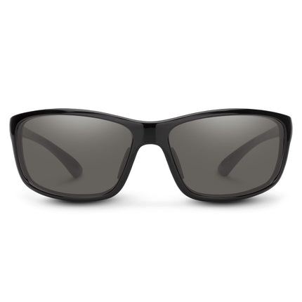 Suncloud Sentry Sunglasses Unisex Black Polarized Gray Lenses