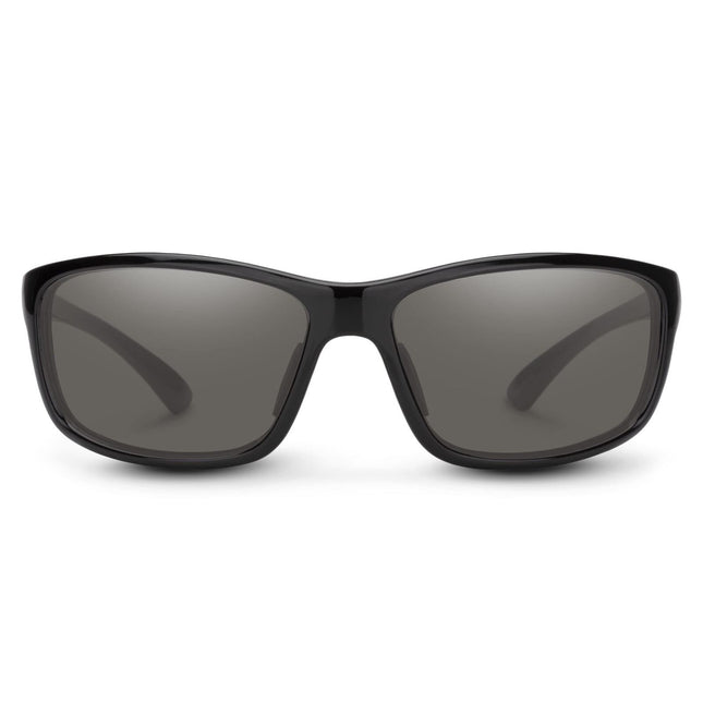 Suncloud Sentry Sunglasses Unisex Black Polarized Gray Lenses