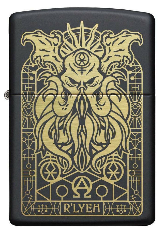 Zippo 29965 Monster Design Black Matte Pocket Lighter