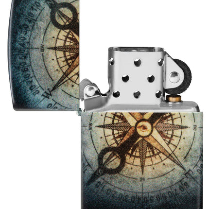 Zippo Compass Ghost Design 540 Glow in The Dark Pocket Lighter 48562-104109