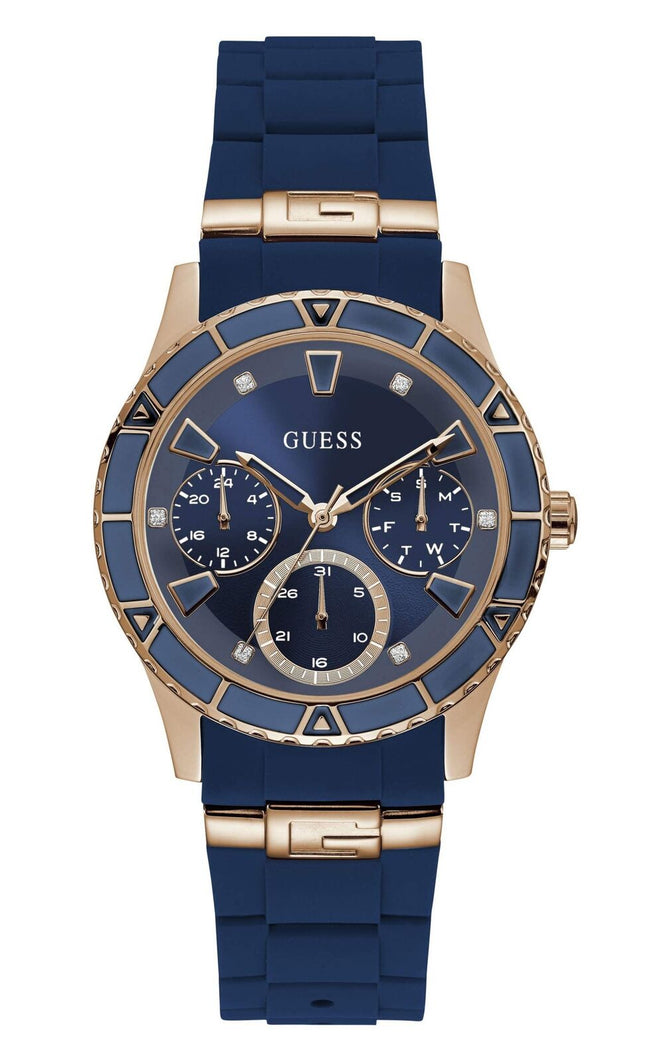 Guess Valencia Blue Dial Ladies Multifunction Watch W1157L3