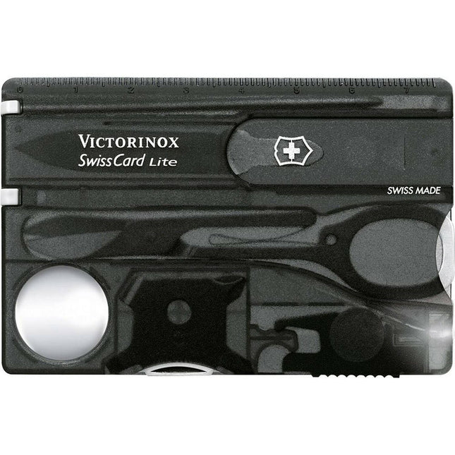 Victorinox Swiss Army SwissCard, Lite Onyx transparent 0.7333.T3