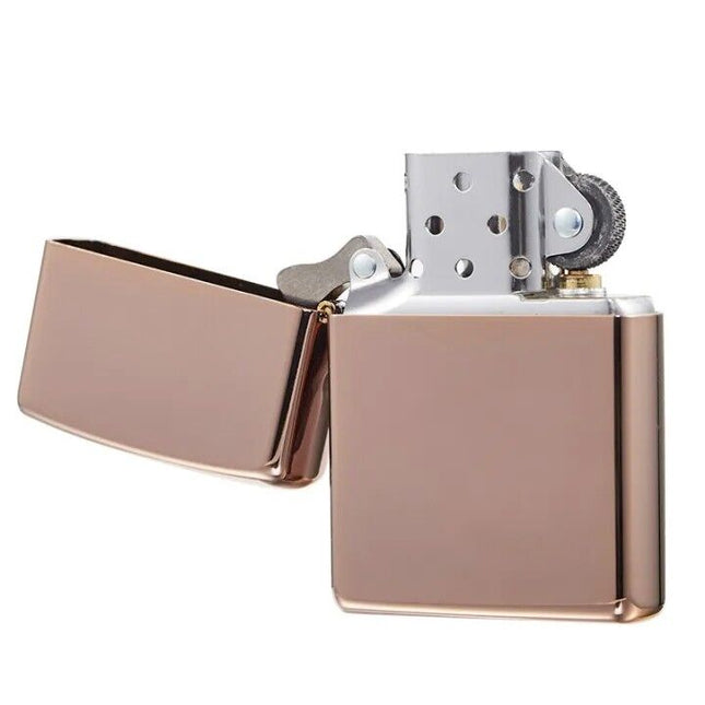 Zippo High Polish Rose Gold Pocket Lighter (96792 )