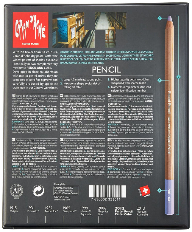 Caran D'ache Set of 12 Pastel Pencils (788.312)