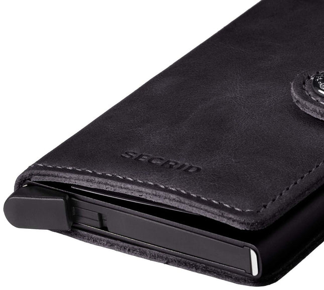 Secrid Men's Card Cases, Black, One Size MV-BLACK