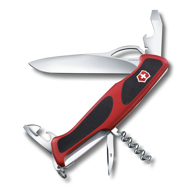 Victorinox Swiss Army RangerGrip 61 Swiss Army Knife, Red/Black 0.9553.MC