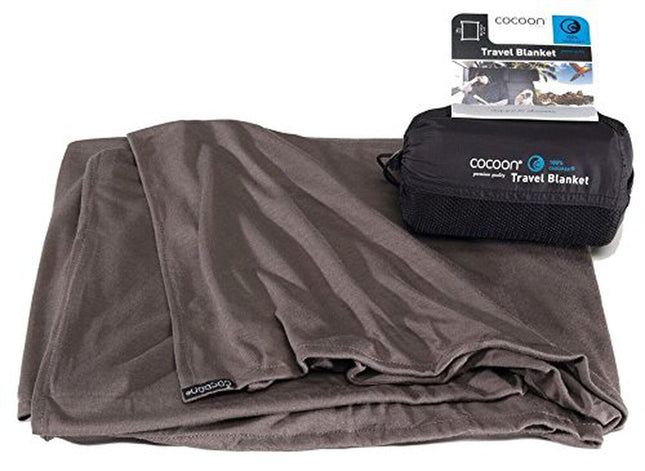 Cocoon Coolmax Travel Blanket - Charcoal CMB79