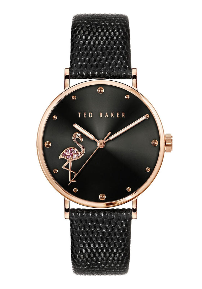 Ted Baker Ladies 37 mm Phylipa Iconic  Flamingo Watch - BKPPHF018