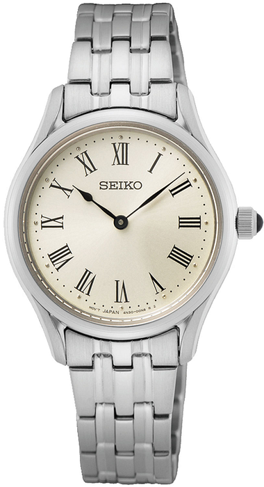 Seiko Ladies Quartz Creal Dial Stainless Steel Watch - SWR069P1