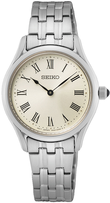 Seiko Ladies Quartz Creal Dial Stainless Steel Watch - SWR069P1 NEW