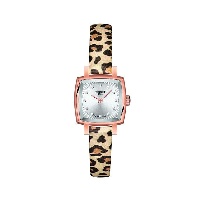 Tissot Ladies T-Lady Quartz Diamond Silver Dial Watch - T0581093703600