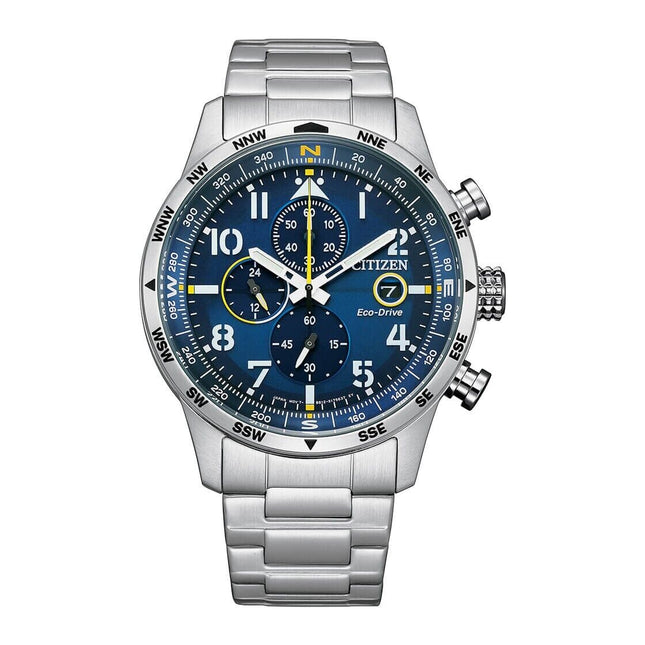 Citizen Men's Eco Drive Chronograph Blue Dial Watch - CA0790-83L